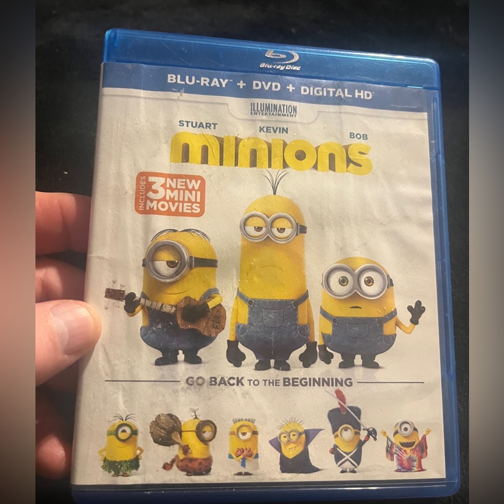 Minions Blu-Ray + DVD movie